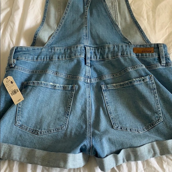 Denim Short Overalls - Picture 4 of 5